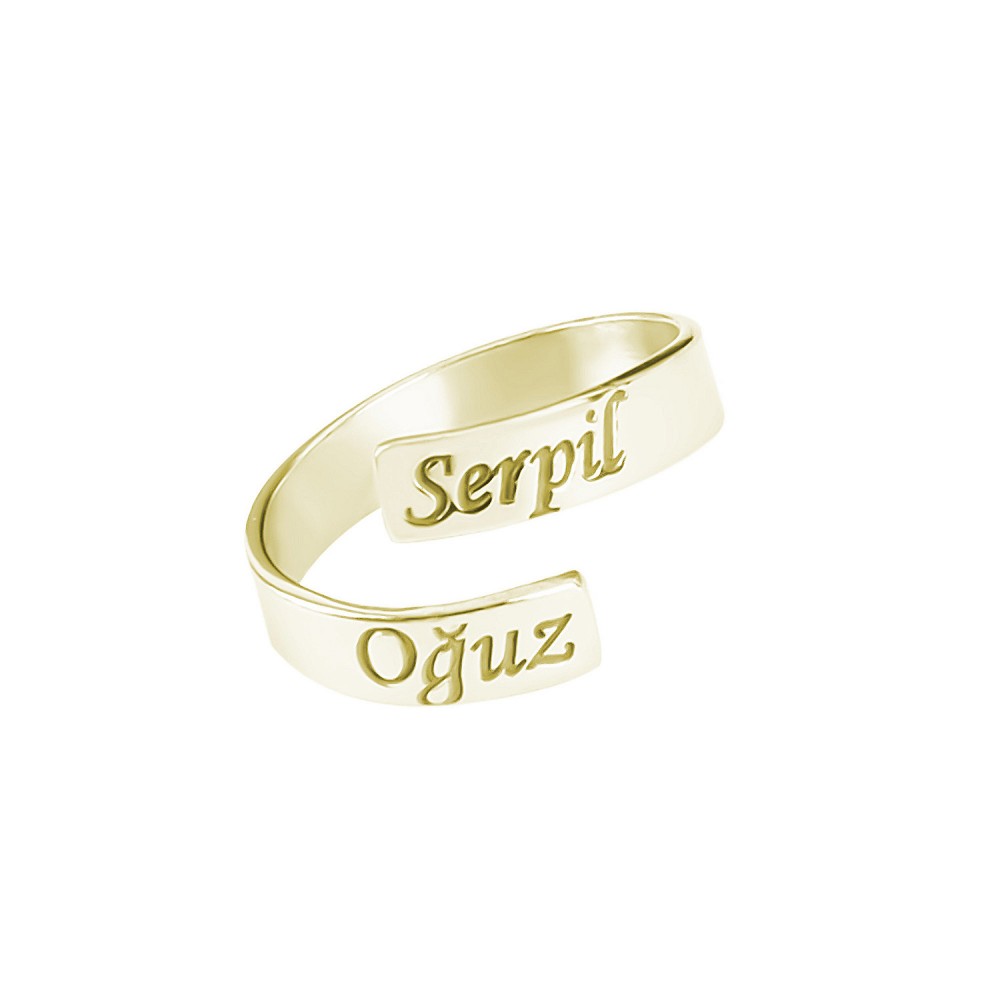 Glorria Kişiye Özel İsimli Gümüş Yüzük Glorria Kişiye Özel İsimli Gümüş Yüzük