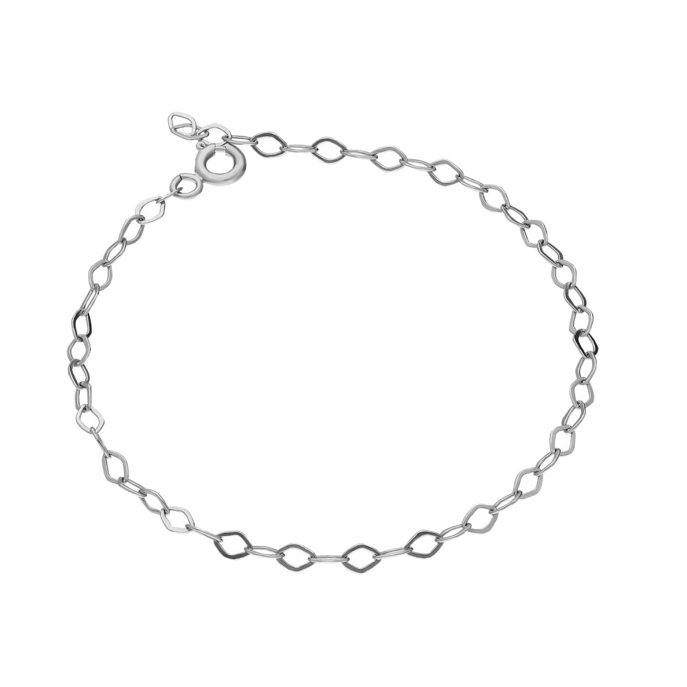 Glorria Gümüş 15 cm Beyaz Uzatma Zincir Glorria Gümüş 15 cm Beyaz Uzatma Zincir
