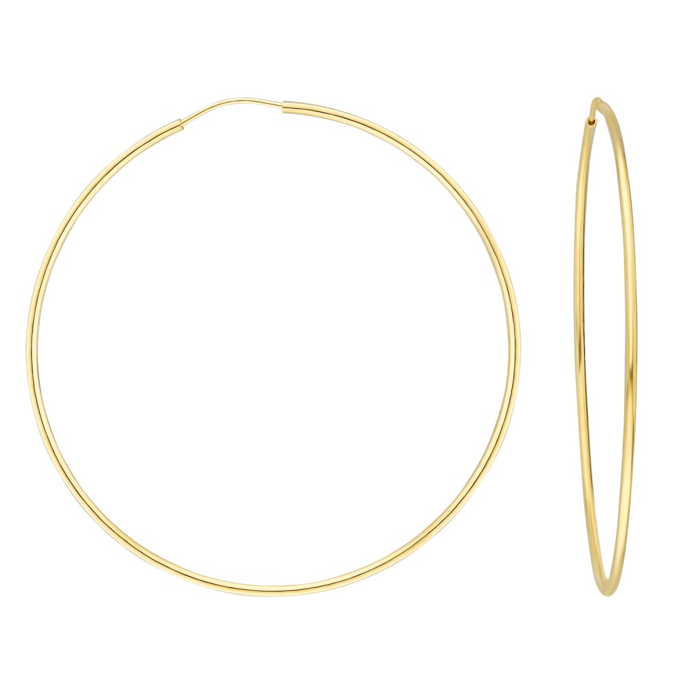 Glorria Altın 5,5 cm Halka Küpe Glorria Altın 5,5 cm Halka Küpe