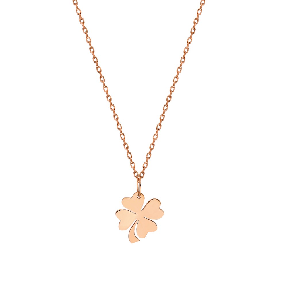 Glorria Rose Altın Yonca Kolye Glorria Rose Altın Yonca Kolye